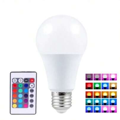 Lamdapa Blubo Led Rgb Com Cotrole Remoto 5w Bivolt E27