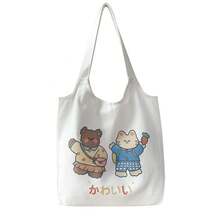 Women Top Handle Bags - 蘿蔔貓白色 - 查看 7