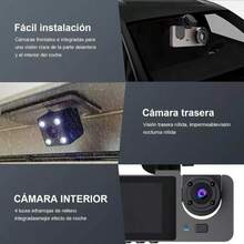 Camara para auto o camioneta Full HD con vision nocturna,sensor de choque y Wifi - Negro - Ver 3