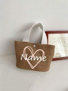 1个波西米亚风大号编织手提包 - 容量充足的黑白手提包，适合海滩、露营和户外活动，磁扣设计，是女性冒险、通勤、上学和购物的理想之选，方便户外活动，也是送给朋友和闺蜜、教师的完美礼物，是度假和节日的完美选择，也是送给老师的圣诞节、感恩节礼物，用途广泛，容量大，功能多样，色彩缤纷，可爱，简约，趣味，卡哇伊，千禧年风格，极简主义，通勤，商务休闲，基础款，可定制，个性化，独特，个性化定制，送给他的理想礼物，送给她的理想礼物，送给家人、朋友、女朋友，适合周年纪念日、生日、节日/度假、户外/郊游/旅行/徒步/体育场/运动/攀岩等场合。商务/通勤/工作/办公，定制女士包袋，新年魅力，波西米亚风，旅行收纳包，假日必备 - 彩色 - 查看 10