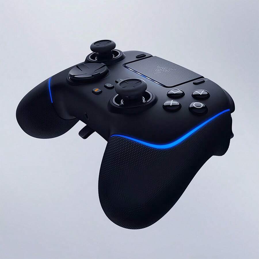 RAZER Phantom Wolf Warrior V2 Professional Edition Wireless Game Controller PS5/PC Universal Hall Electromagnetic Trigger Zero Dead Zone Four Back Button Macro Programming E-Sports Grade Joystick Six-Axis Somatosensory - الأسود - مشاهدة 1