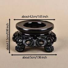 1 Stück runder Kristallkugel-Ständer, klassisch geschnitzter Stil Harz Ausstellungsständer, Glaskugel Ausstellungsständer, Naturstein Halter Dekor Kugelbasis