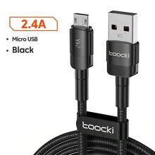 Toocki Micro USB 数据线 快速充电数据线 适用于 Realme Redmi S6 S7 手机充电器线 Micro USB 线 Nan - 彩色 - 查看 8