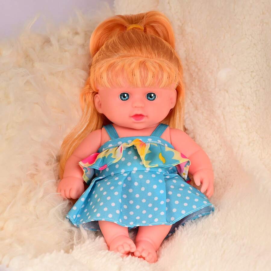 Sweet Baby Dolls - 8"Soft Reborn Baby Doll, Realistic Features, Machine Washable, Lightweight & Easy To Hold, Adorable Playmate With Accessories For 3+ Year Old Girls Gifts, Pretend Play, Collection - Multicolor - View 1