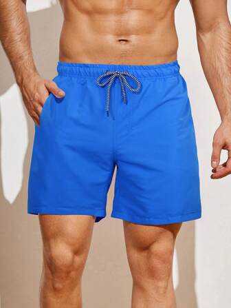 MADHERO 男士沙滩短裤，休闲度假风男士泳裤男士泳裤