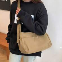 Multineos Comercial Multineos High Quality Nylon Waterproof Casual Men's Women's Bag - 卡其色 - 查看 1