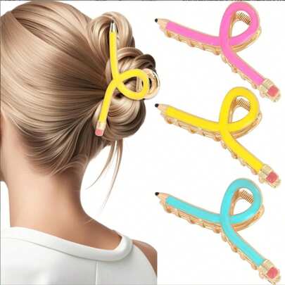 Pencil Hair Claw Clips For Women Thick Hair Funny Back To School Hair Clips For Thin Hair Jaw Barrettes Cute Teacher Hair Accessories Teacher Appreciation Gift Party Costume Christmas, Slick Back Brush, Barber Accessories, Hair Dryer, Hair, Barber, Hair Tools, Hair Products,Hair Dryer,Hair, Accessories, Hair Products, Hair Tools, Hair Stuff, Hair Care, Curly Hair Brush, Barber, Barber Accessories, Hairdressing Equipment,Travel Essentials,Hairstyle,Hairdressing,Hair,Travel,Hair Products,Hair Tools,Hair Stuff,Barber,Barber Accessories,Barbershop,Hairdressing Equipment