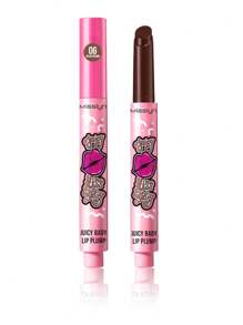 MISSLYN-Juicy Baby丰盈唇彩，不粘腻滋养唇部精华，葡萄籽油润唇膏，夏日活力丰盈唇釉，液体唇膏，红色唇膏，液体唇膏，纯素，无动物实验