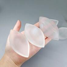 1 chiếc bát lăng trụ selenite trong mờ tự nhiên của Ma-rốc, bát selenite nhiều mặt lăng trụ, đồ trang trí đựng bát đựng vòng tay bằng đá thô, đồ trang trí nhà cửa, quà tặng ngày lễ - Selenit - Xem 5