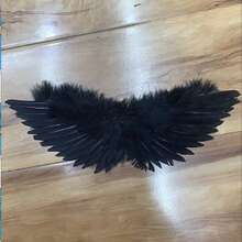 [仅翅膀] 娃娃衣服翅膀适用于拉芙芙，10-17 厘米拉布巴娃娃配饰，背部装饰，迷你天使羽毛翅膀道具，万圣节娃娃角色扮演配饰，适用于拉布布，让您的娃娃成为天使或鸟，送给您的好礼物 - 彩色 - 查看 11