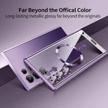 兼容三星S25、S25+、S25 Ultra、S25 Edge手机壳，支持无线充电，电镀边缘防震耐用，提供全方位保护。也兼容S24、S24+、S24 FE、S24 Ultra、S23、S23+、S23 FE、S23 Ultra、S22、S22+、S22 Ultra、A35、A55、A05、A15、A06、A16、16、15、14、13、12、11 Pro Max Plus、7、8、SE、7P、8P、X、16e。