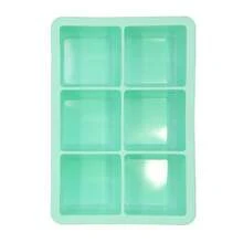 Große Silikon-Eiswürfelform, quadratische Eiswürfelformen, DIY Gefrierdessert-Form, Eiswürfelformen mit leichter Entnahme, für Zuhause und Bar