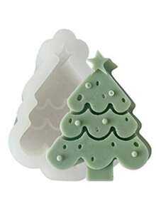 1pc Christmas Series Christmas Tree Scented Candle Silicone Mold