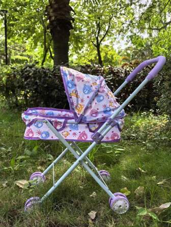 Carrito de juguete miniatura para niños, fácil de transportar, plegable, hecho de aleación de aluminio, apropiado para dormitorios, salas de estar, juegos de roles y juego en el hogar