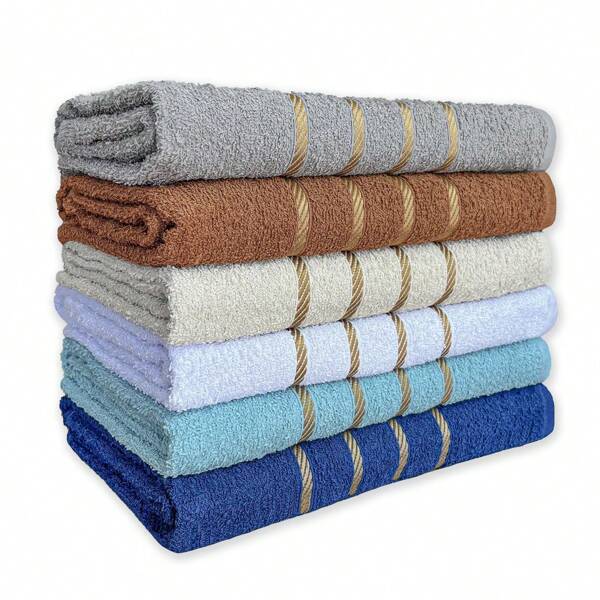 Show Towel Kit 04 Toalha de Rosto Grande 100% Algodão Secagem Rápida Alta Absorção 45x70cm 330g/m²