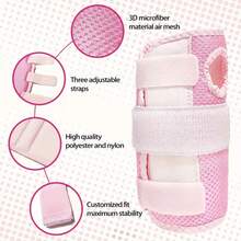 舒适的双夹板腕托 - 环绕式压缩肌腱套支撑，可调节和可清洗，适合运动和日常使用，是生日、母亲节、父亲节的完美礼物 - 彩色 - 查看 6