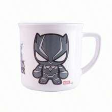 Marvel Mundwasser Becher Haushalt einfach kreativ Q Version Studenten Einzelgriff Becher, Badezimmer Zahnbürstenbecher mit Griff, Iron Man Becher