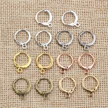 20pcs 14x12mm Thick French Earring Hooks Wire Clips Bronze Gold Silver Color DIY Jewelry Making Findings Accessories - Earring Hooks - View 3