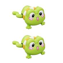 2 paquets de jouets de bain grenouilles de natation mignonnes pour enfants de 3 ans et plus, jouets de bain à remonter pour bébé, jouets flottants d'animaux pour enfants de 3 ans et plus, garçons et filles, jouets d'eau pour le bain