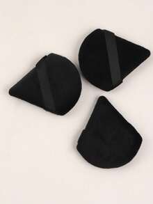 1/3/5/10/15/24pcs Black Triangle Makeup Sponge Set, Crystal Velvet Short Pile, Soft & Sticky, Suitable For Makeup, Home Decor, Vanity, Travel, Bedroom, Ideal Makeup Accessory. The Set Includes Powder Puff, Makeup Sponge, Makeup Sponge, Cosmetic Sponge, Affordable Price, Great For Christmas Gifts Or Stocking Stuffers.
