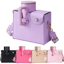 Water Bottle Holder, Water Bottle Carrier Bag, Outdoor Portable Crossbody Water Cup Storage Bag, Water Cup Carrier, Tumbler Cup Holder Purse - 紫色 - 查看 1