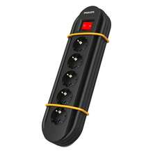 PHILIPS Adapters & Multi-Outlets - Preto - Ver 2