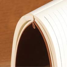 记事本 A4 超大鹿头笔记本 - 100 张/200 页 高品质护眼纸，耐用软封面，符合人体工程学设计，适用于商务、大学、学校、办公室 - A4 - 查看 8