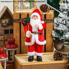 قطعة واحدة تمثال سانتا كلوز قائم بارتفاع 12 بوصة، ديكور عيد الميلاد والاحتفالات برأس السنة، مصنوع من ألياف البوليستر، لا يتطلب كهرباء، مناسب لديكور المنزل الشتوي، احتفالات العطلات، حفلات عيد الميلاد، ديكورات هالوين، ديكورات العطلات، هدايا الحفلات، ديكورات حفلة عيد الميلاد الممتعة، عيد ميلاد سعيد، السنة الجديدة سعيدة، ديكورات عيد الميلاد، هدية عيد الميلاد المثالية للأصدقاء