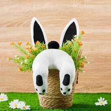 Easter Rabbit Outdoor Decoration Creative Cotton Easter Bunny Ornament - Pure Black - View 6