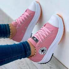 Women's Casual Walking Sneakers - 淺粉色 - 查看 3