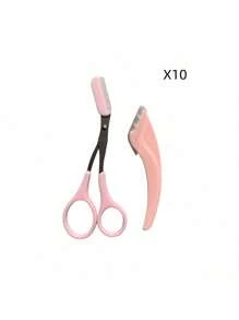 1 pieza, Cortapelos de cejas/Recortadora de cejas en forma de media luna, cuchilla segura, rasuradora de cejas para principiantes, set exclusivo para hombre/mujer
