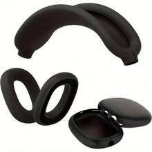 三件套 适用于 Apple AirpodsMax 耳机保护壳 - 黑色 - 查看 8