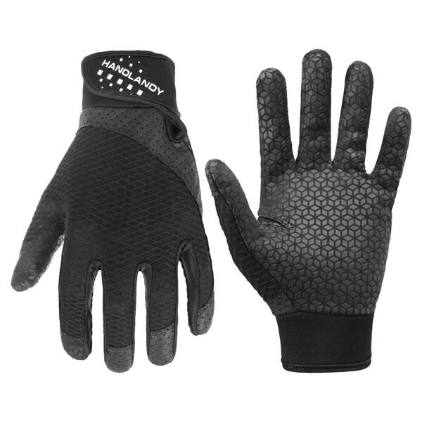 handlandy HANDLANDY Baseball Batting Gloves For Adult , Grip Breathable Softball Batting Gloves Fit Men