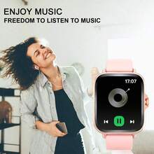 SIMSONLAB Smartwatch With Wireless Call/Dial, Multiple App Reminders, Unisex, Sports Watch, Customizable Wallpaper, Compatible With IOS/Android - Multicolor - View 4