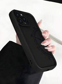 1 pieza Funda de teléfono con estilo de béisbol con bandera americana vintage y patrón de elemento de brújula minimalista, cubierta protectora suave mate negra adecuada para iPhone 16/15/14/13/12/11/Pro/ProMax/X/XR/XS/XSMAX/7/8/PLUS y modelos, gran regalo para mayores, amigos, familia, parejas, cumpleaños, conmemoración