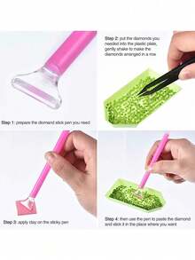 1set 20pcs Diamond Painting Tool Kit (with Diamond Painting Storage Box)