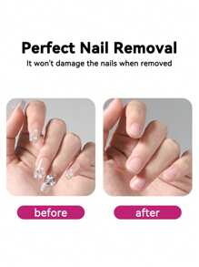3 piezas/1 pieza Removedor de pegamento de uñas de 10ml para uñas postizas, removedor multifuncional para puntas de uñas, removedor de pegamento suave para uñas Gel X, removedor de esmalte de uñas sin acetona