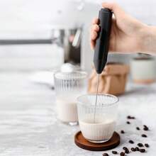 Montalatte e mixer elettrico a batteria, design verticale senza mani per una facile conservazione