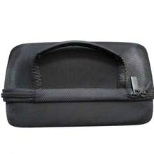 ZZPQVT Projector Carrying Case, Large Capacity Portable Handbag, Hard Shell EVA Shock-Absorbing Design - Black - View 7