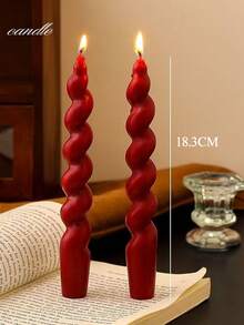 Christmas Aromatherapy Candle Center Decoration, Multiple Home Decoration Candles, Red Christmas Slender Candles, Suitable For Christmas Gift Decoration, Women's Gifts, Close Friend Gifts, Winter Gifts