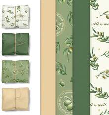 EstiloTendenciaAobkiat Papel De Envolver Para Regalos De Navidad,24 Hojas De Papel De Envolver De ÁRbol Verde Con Animales Para Envolver Regalos De Familia Y Amigos,DIY Craft,Empaquetar Regalos,20X15Inch/HojaCalidad PremiumVersióN Mejorada