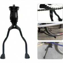 Double Leg Bicycle Kickstand MTB Bike Holder Parking Rack Kick Centre Stand For 26 Inches Or Above - Black - View 2