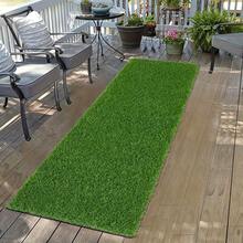 1 Roll High-Density Luxury Artificial Turf, Soft Realistic High-Quality Green Grass, Suitable For Patio, Roof, Indoor And Outdoor Use, Perfect For Garden Landscaping, Pet Area, Party, Camping, Backyard - High-quality Spring Grass (green) - View 3