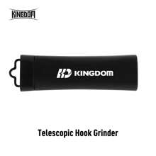 KINGDOM KINGDOM Teleskop Haken Schleifer Angelwerkzeug 23g 8,5cm tragbarer Keramik Angelhaken Schärfer Werkzeug Teleskop Angelausrüstung Schleifer Rostbeständig Teleskop Design kleines Volumen einfach zu transportieren
