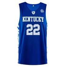 MEAN MACHINE Men's Kentucky University #22 Shay Gilgeous-Alexander Basketball Jersey, Fan Vest, Exquisite Embroidery Professional Sports Jersey - Blue - View 4
