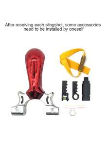 Tirachinas de francotirador de metal 98K con mira horizontal y luz roja, práctica de caza al aire libre, juguete portátil (Puede haber defectos y arañazos durante el proceso de producción, pero no afectan el uso. Si le molesta esto, por favor no realice un pedido)