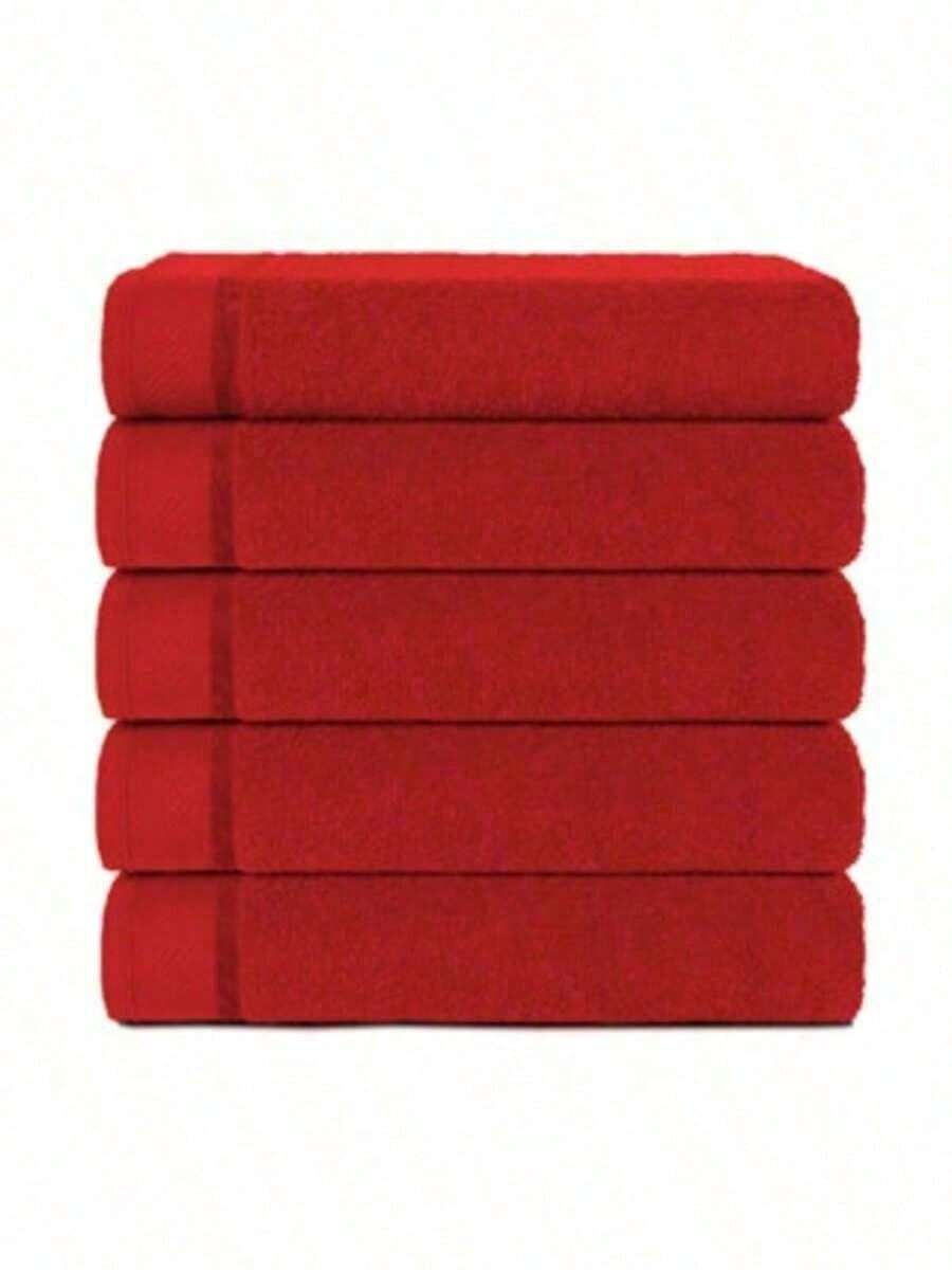 Luxury Giant Bath Towel Canada - Red - View 1