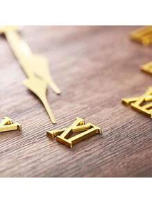 Arabic Roman Numeral Wall Clock Dial, Suitable For Living Room Decor Home Decor - Arab - View 6