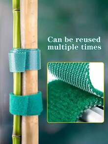 1Pc Dây Buộc Cây Bằng Nylon Tự Dính Màu Xanh Lá Cây Có Thể Điều Chỉnh Móc Vòng Hỗ Trợ Dây Buộc Vườn Băng Buộc Có Thể Tái Sử Dụng Dải Băng Buộc - Nhiều màu - Xem 10