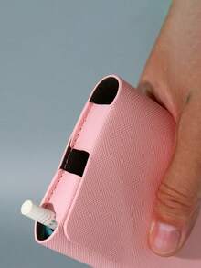 1pc 2-In-1 Multi-Color Protective Case For IQOS LRUMA I ONE & TEREA E-Cigarette, 2-In-1 Leather Portable Vape Accessories Storage Pouch, Gifts - Multicolor - View 4